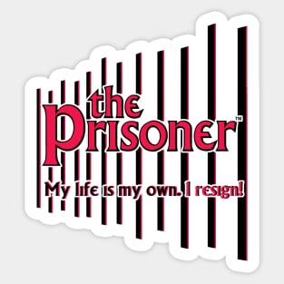 THE PRISONER - I RESIGN Sticker